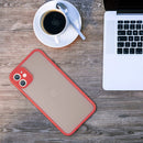 FROSTED PC CAMERA PROTECTOR CASE FOR IPHONE 11 - BLACK