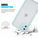 FROSTED PC CAMERA PROTECTOR CASE FOR IPHONE 11 - BLACK