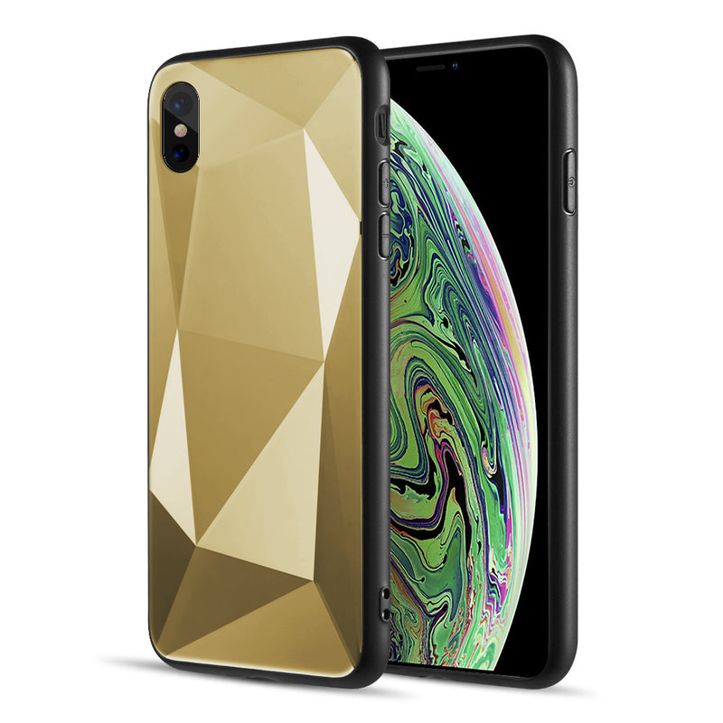 THE DIAMOND CUT FUSION CANDY CASE FOR IPHONE XS / X - GOLD