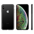 CRYSTAL GLAZE FUSION CANDY TOUGHENED TEMPERED GLASS BACK FOR IPHONEXS MAX - PINK