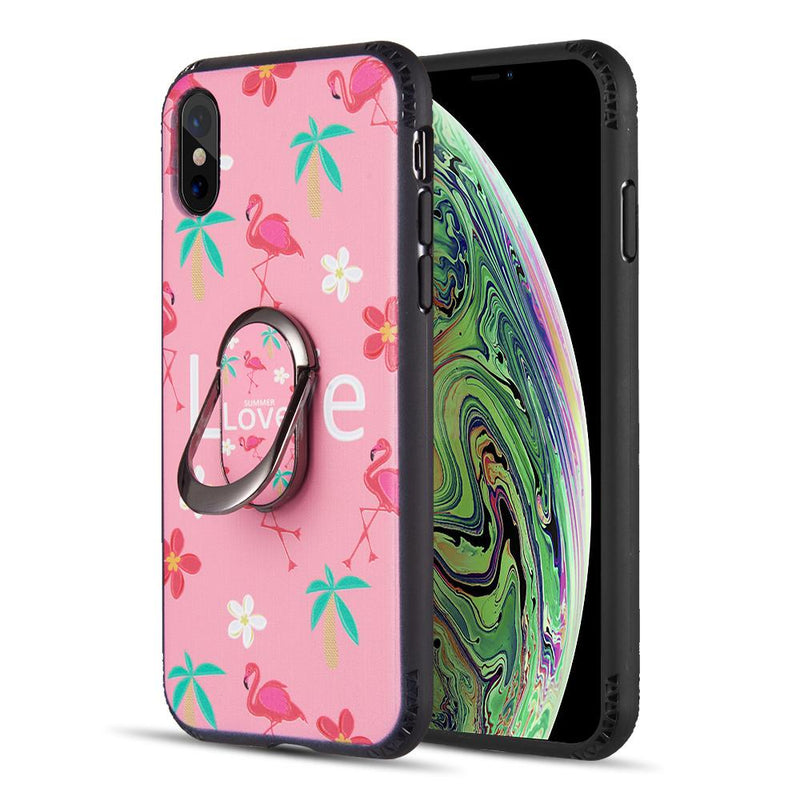 REAR 3D PRINTING CASE 360 DEGREE ROTATABLE RING STAND IPHONE XS MAX