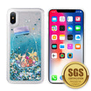 LUXMO WATERFALL SERIES SPARKLING QUICKSAND CASE IPHONE XS MAX WINTER WONDERLAND