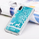 LUXMO WATERFALL SERIES SPARKLING QUICKSAND CASE IPHONE XS MAX WINTER WONDERLAND
