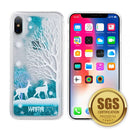 LUXMO WATERFALL SERIES SPARKLING QUICKSAND CASE IPHONE XS MAX WINTER WONDERLAND