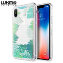 LUXMO WATERFALL SERIES SPARKLING QUICKSAND CASE IPHONE XS MAX WINTER WONDERLAND