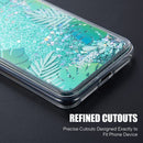 LUXMO WATERFALL SERIES SPARKLING QUICKSAND CASE IPHONE XS MAX WINTER WONDERLAND