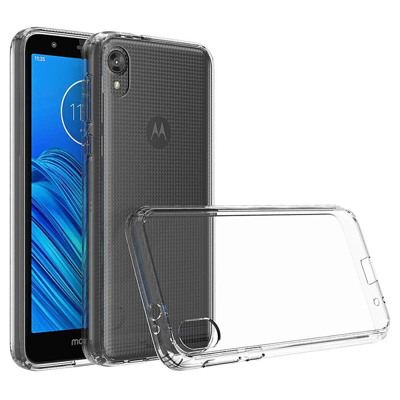 MOTO E6 FUSION CANDY  WITH CLEAR ACRYLIC BACK
