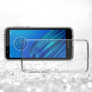 MOTO E6 FUSION CANDY  WITH CLEAR ACRYLIC BACK