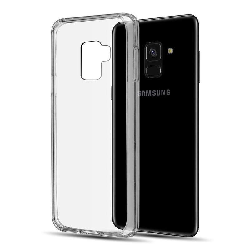 FUSION CANDY  WITH CLEAR ACRYLIC BACK CASE FOR SAMSUNG GALAXY A8 (2018)