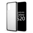 SAMSUNG GALAXY S20 (6.2") FUSION CANDY TPU WITH CLEAR ACRYLIC BACK - BLACK