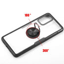 SAMSUNG GALAXY S20 CARBON FIBER FRAME  CASE ACRYLIC PLATE MAGNET STAND BLACK