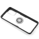 SAMSUNG GALAXY S20 CARBON FIBER FRAME  CASE ACRYLIC PLATE MAGNET STAND BLACK