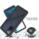 SAMSUNG GALAXY S20 FE FUSION-X CLEAR RUGGED TPU BUMPER W/ HARD CLEAR BACK BLACK
