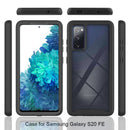 SAMSUNG GALAXY S20 FE FUSION-X CLEAR RUGGED TPU BUMPER W/ HARD CLEAR BACK BLACK