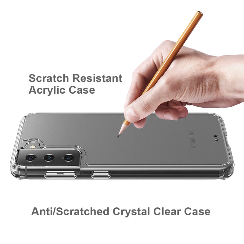FUSION CANDY TPU WITH CLEAR ACRYLIC BACK FOR SAMSUNG GALAXY S21+