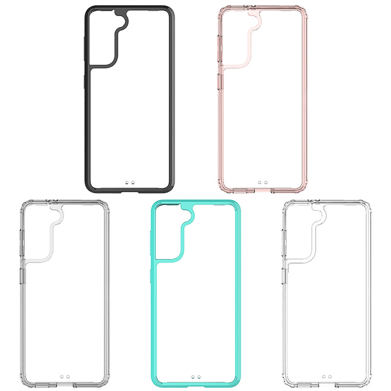 FUSION CANDY TPU WITH CLEAR ACRYLIC BACK FOR SAMSUNG GALAXY S21+