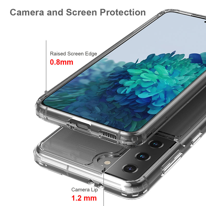 FUSION CANDY TPU WITH CLEAR ACRYLIC BACK FOR SAMSUNG GALAXY S21+