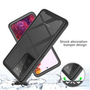 SAMSUNG GALAXY S21 ULTRA CLEAR RUGGED TPU BUMPER CLEAR BACK SHOCKPROOF BLACK