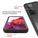 SAMSUNG GALAXY S21 ULTRA CLEAR RUGGED TPU BUMPER CLEAR BACK SHOCKPROOF BLACK