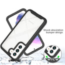 TOUGH FUSION-X CLEAR BUMPER HARD CLEAR BACK SHOCKPROOF SAMSUNG GALAXY S22-BLACK