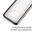 SAMSUNG GALAXY S9 FUSION CANDY TPU WITH CLEAR ACRYLIC BACK BLACK