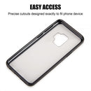 SAMSUNG GALAXY S9 FUSION CANDY TPU WITH CLEAR ACRYLIC BACK BLACK