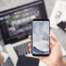 SAMSUNG GALAXY S9 FUSION CANDY TPU WITH CLEAR ACRYLIC BACK BLACK