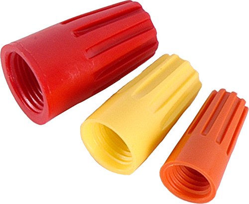 GE 18148 Twist-On Wire Connectors, Red/Yellow/Orange - SimplyASP Tech