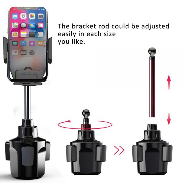 UNIVERSAL HIGH QUALITY ADJUSTABLE PHONE MOUNT EXTENDABLE NECK QUICK LOCK