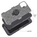 for IPHONE 11 PRO CUBE RUGGED COMBO CASE HOLSTER CLIP RING STAND MAGNETIC BACK