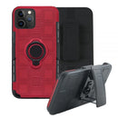 for IPHONE 11 PRO CUBE RUGGED COMBO CASE HOLSTER CLIP RING STAND MAGNETIC BACK