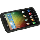 LG LUCID 3 (LG VS876) HYBRID CASE BLACK SKIN+BLACK PC WITH H