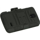 LG LUCID 3 (LG VS876) HYBRID CASE BLACK SKIN+BLACK PC WITH H