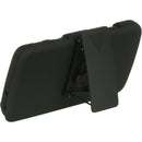 LG LUCID 3 (LG VS876) HYBRID CASE BLACK SKIN+BLACK PC WITH H