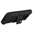 HYBRID CASE BLACK SKIN CASE FOR SAMSUNG GALAXY J5 WITH H STYLE STAND