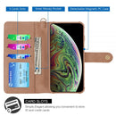 LUXMO NAPA LEATHER DETACHABLE WALLET CASE ID EXTRA SLOTS IPHONE 11 PRO