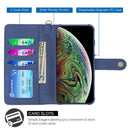 LUXMO NAPA LEATHER DETACHABLE WALLET CASE ID EXTRA SLOTS IPHONE 11 PRO