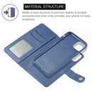 LUXMO NAPA LEATHER DETACHABLE WALLET CASE ID EXTRA SLOTS IPHONE 11 PRO