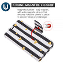 IPHONE 11 PRO MAX TRNDY COLLECTION LEATHER FLIP WALLET WITH DETACHABLE CASE