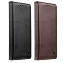 THE LUXURY GENTLEMAN MAGNETIC FLIP LEATHER WALLET CASE FOR IPHONE XS MAX