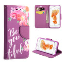 FOR IPHONE 8 / 7 PLUS TRNDY LEATHER FLIP WALLET CASE - BE-YOU-TIFUL