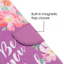 FOR IPHONE 8 / 7 PLUS TRNDY LEATHER FLIP WALLET CASE - BE-YOU-TIFUL