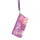 FOR IPHONE 8 / 7 PLUS TRNDY LEATHER FLIP WALLET CASE - BE-YOU-TIFUL