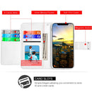 FOR IPHONE XS / X COMPARTMENT CARD SLOTS WALLET POUCH - WHITE