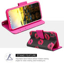 THE TRNDY LEATHER FLIP WALLET CASE FOR IPHONE XS / X