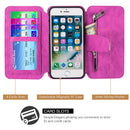 LUXURY 2 SERIES FLIP WALLET CASE FOR IPHONE 8 / 7  PLUS - HOT PINK