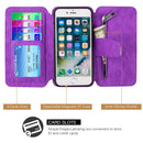 LUXURY 2 SERIES FLIP WALLET CASE FOR IPHONE 8 / 7  PLUS - HOT PINK