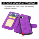 LUXURY 2 SERIES FLIP WALLET CASE FOR IPHONE 8 / 7  PLUS - HOT PINK