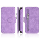 THE LUXURY 2 SERIES FLIP WALLET CASE FOR IPHONE XS / X - PURPLE