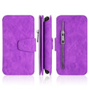 THE LUXURY 2 SERIES FLIP WALLET CASE FOR IPHONE XS / X - PURPLE